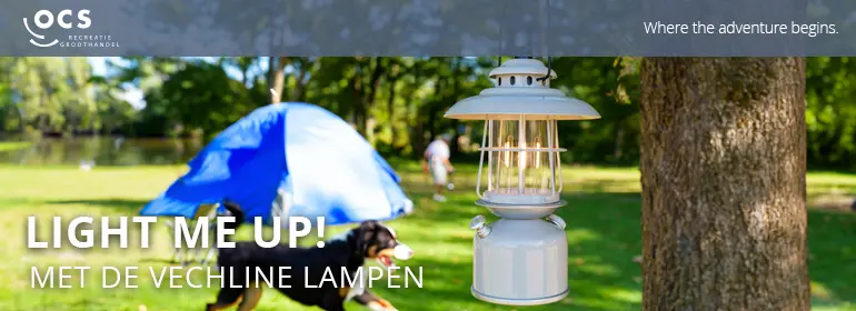 Met onze lantaarns wordt kamperen extra gezellig
