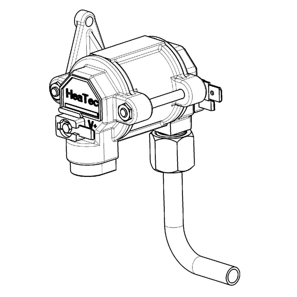 Dometic RM8501 Gasventiel Met Aansluiting