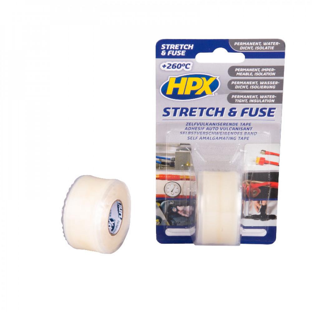 HPX Stretch & Fuse Zelfvulkaniserende Tape 3mtr Transparant