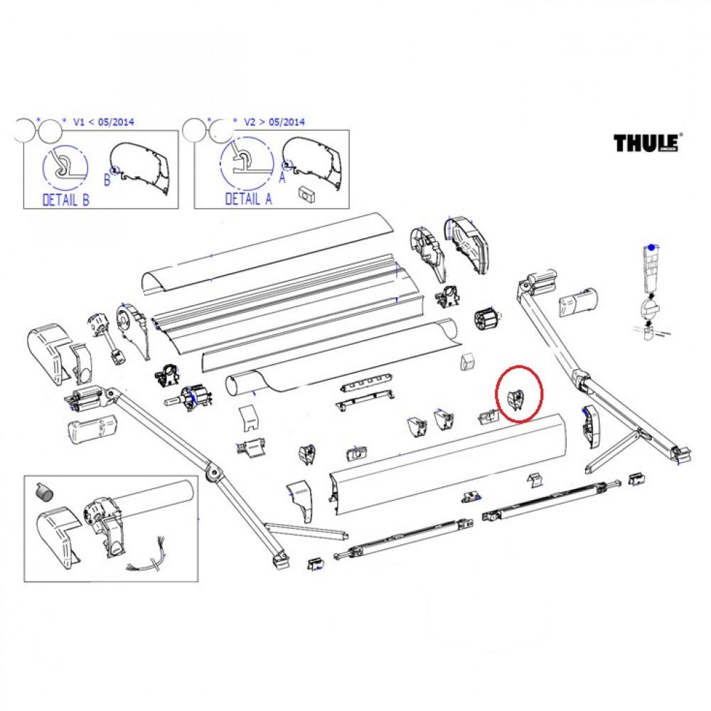 Pos block +tension rafter housing 9200