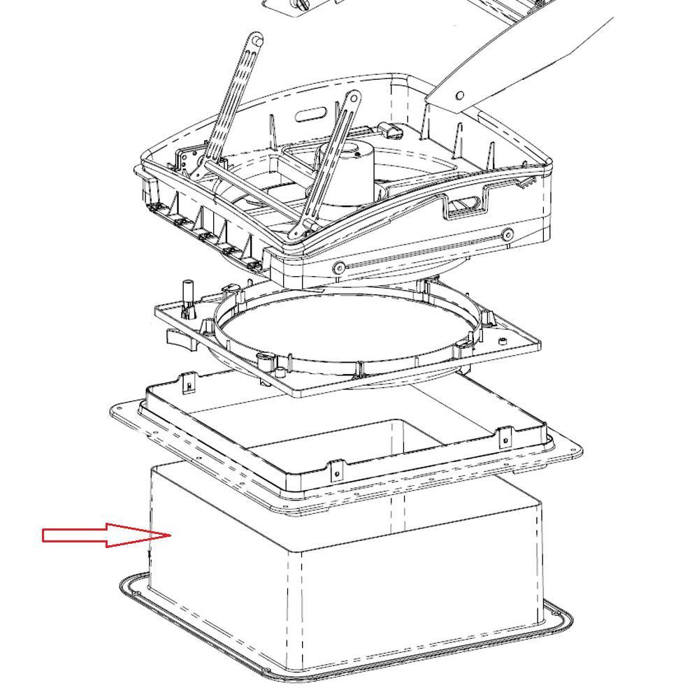 MaxxFan Interieur Rand Wit 7.62cm