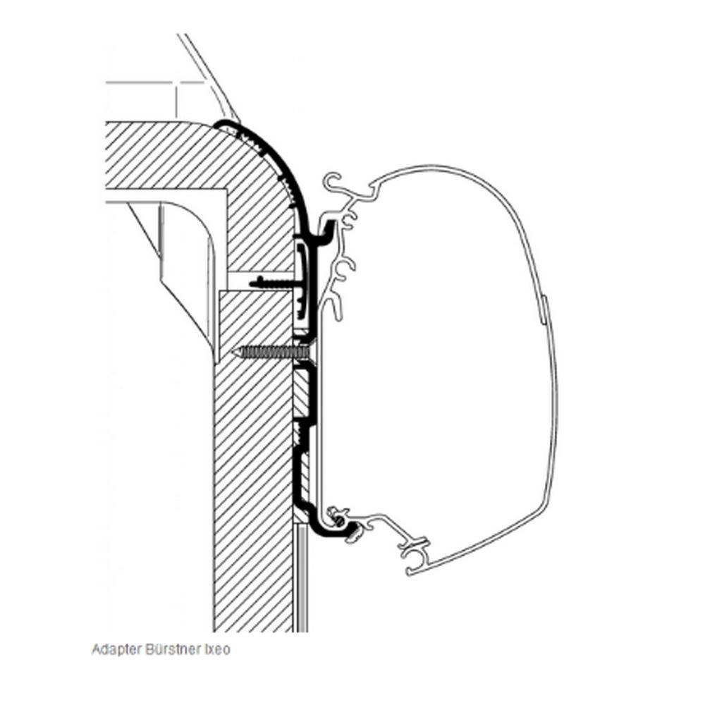 Thule Bürstner Ixeo T728/734 Adapter 450