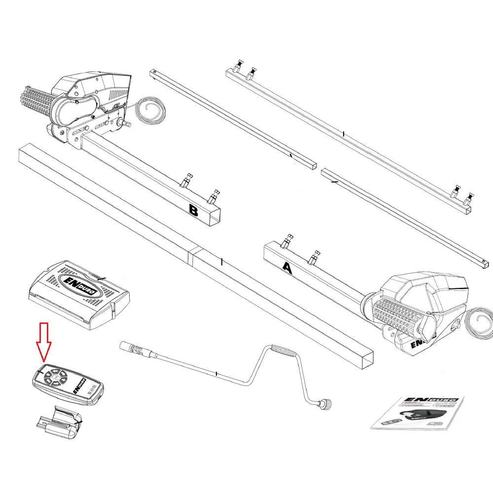 Enduro Afstandsbediening EM303A+/305+/405SM