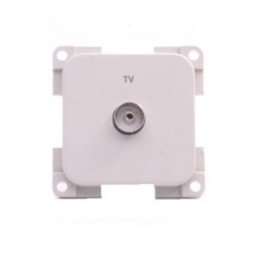 Presto Contactdoos TV Inbouw Grijs