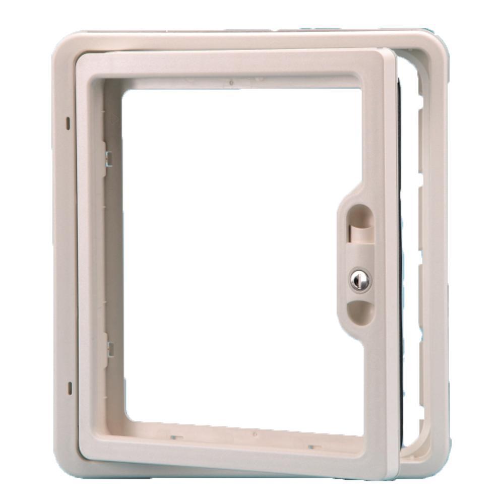 Thetford Flush Door 3 35x30cm Wit-80 zonder Slot/Cilinder 5st.