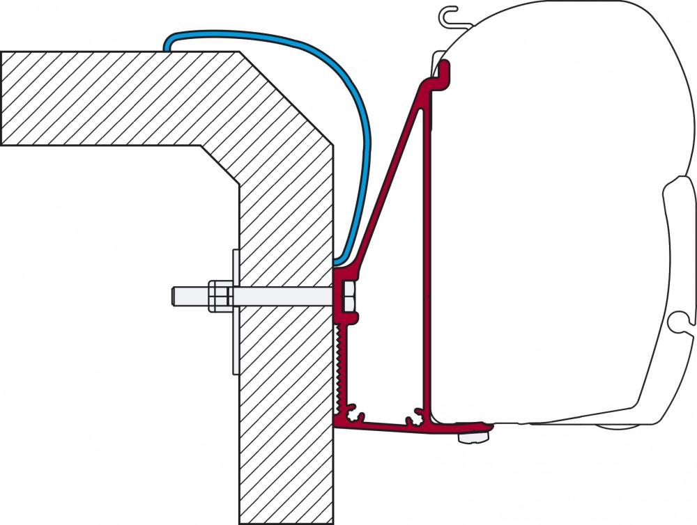 Fiamma Rapido Serie 6 Adapter 350 F45
