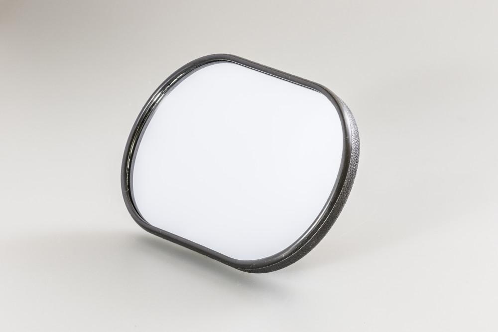 Spiegelkop Zwart 180 x 120 mm.