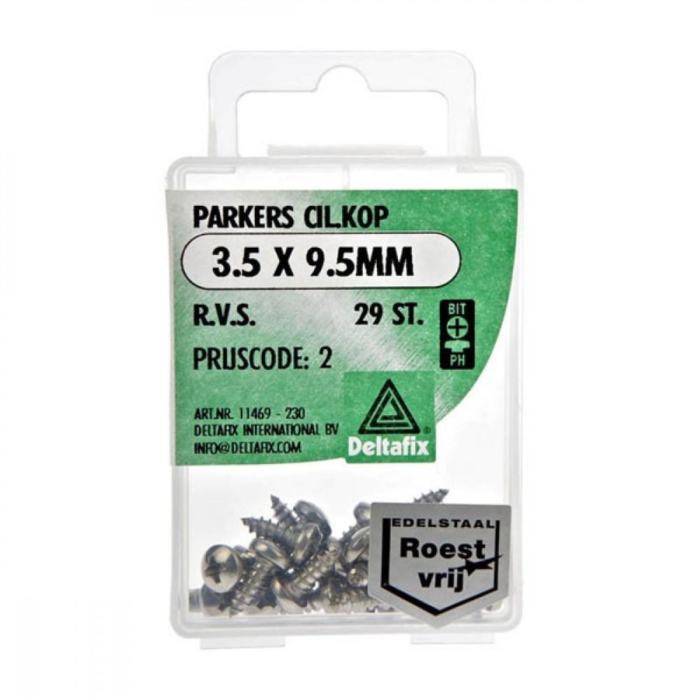 Parker CK RVS 3.5x9.5mm 29st