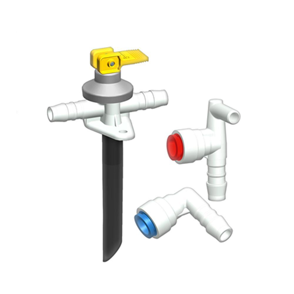 Truma Boiler Aftapkraan met Koppelingset