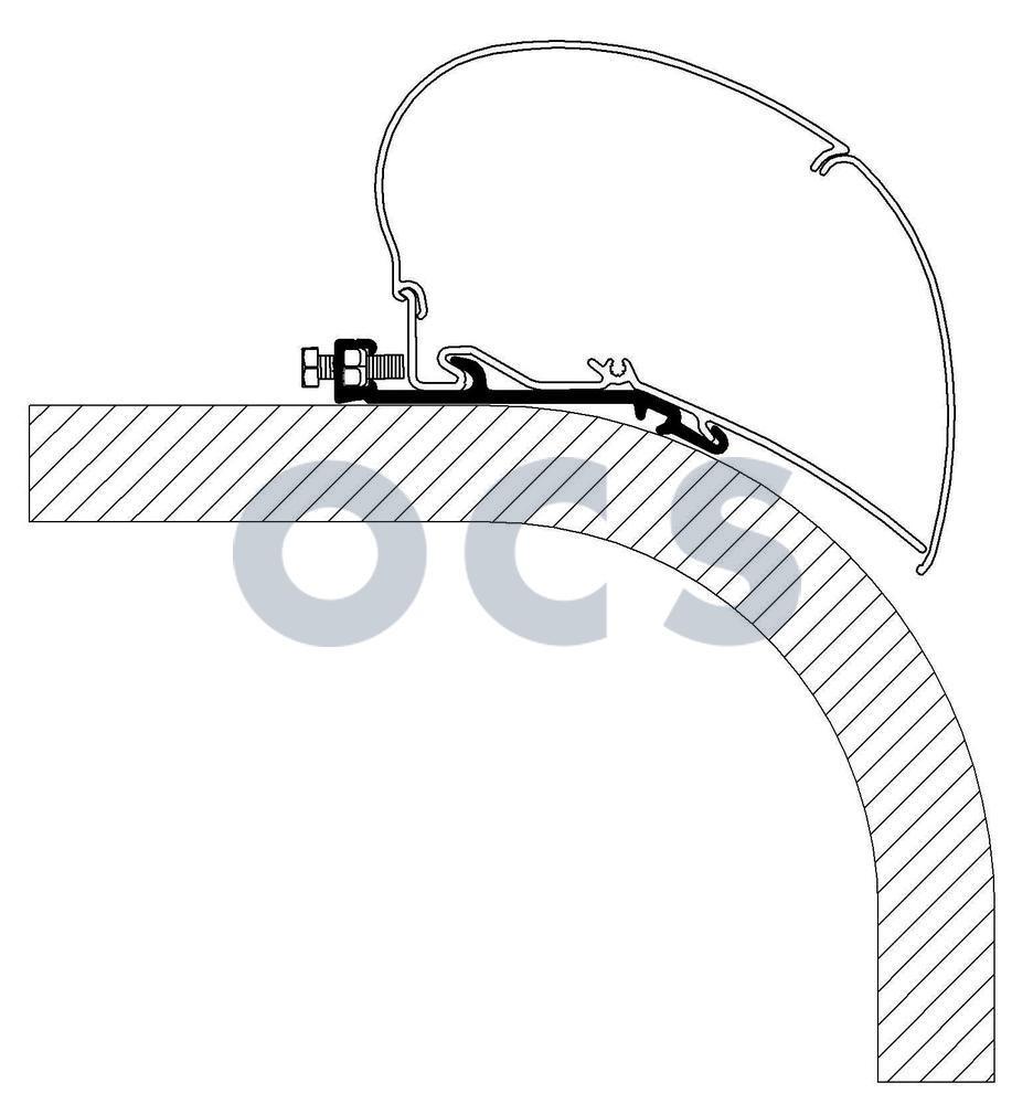 Thule Flat Roof Adapter 350