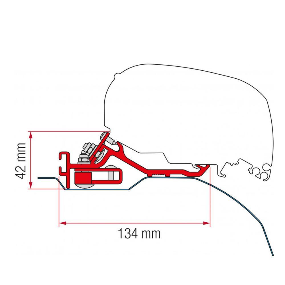 Fiamma Ducato/Jumper/Boxer Kit H2-L4 Laag Profiel >2006 F80S