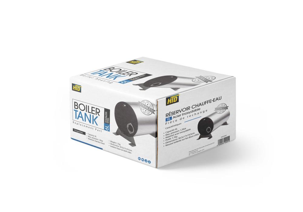 HTD Boilertank RVS 6L