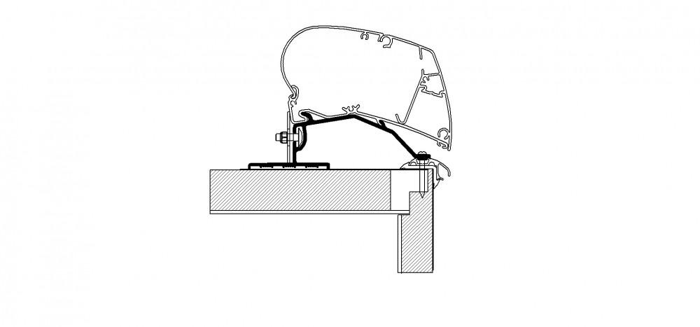 Thule Caravan Roof Adapter 300