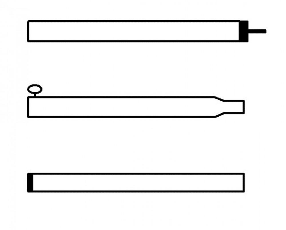 Campking tentstok 22/19 mm 140-200cm Premium