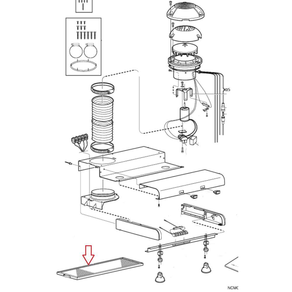 Dometic CK400 Afzuigkap Vet Filter