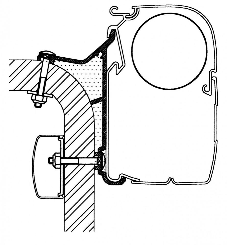 Thule Hymer B2/Van Adapter 550