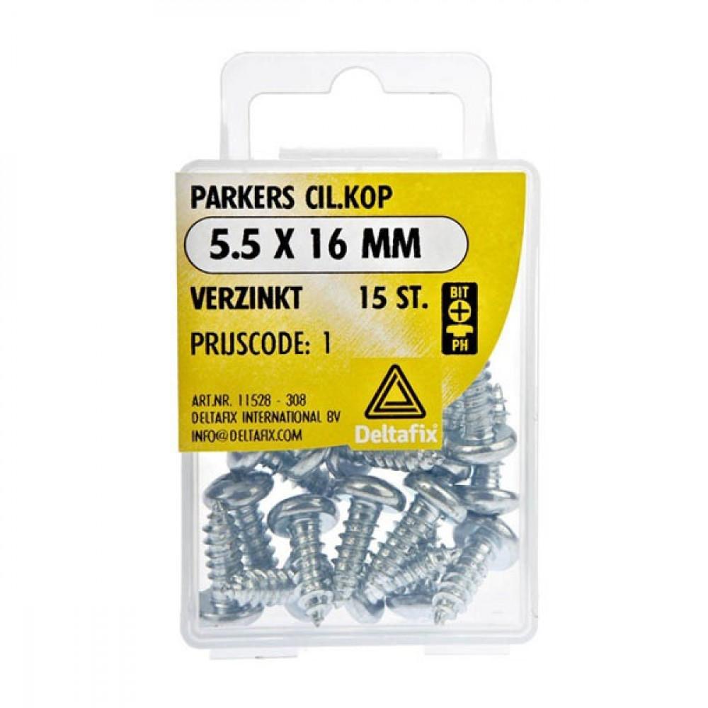 Deltafix Parker CK Verzinkt 5.5x16mm Set 15st