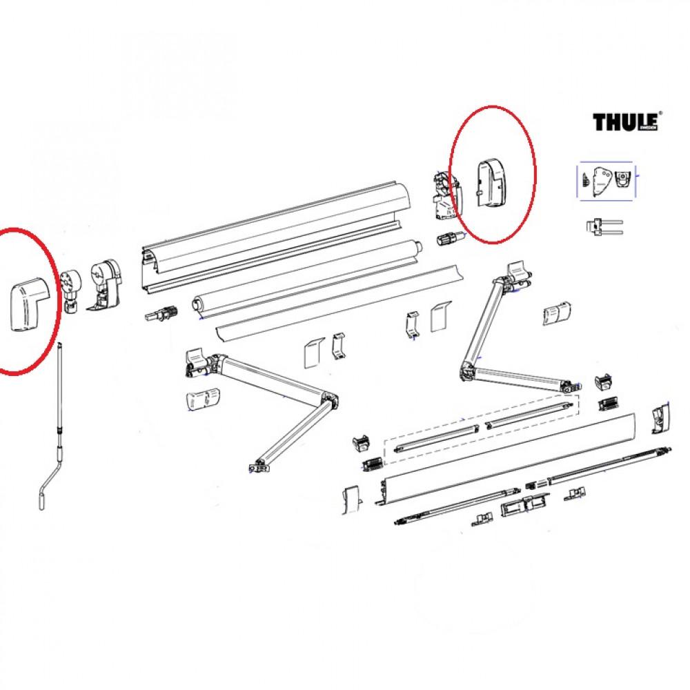 Thule Eindkap LH+RH 5200