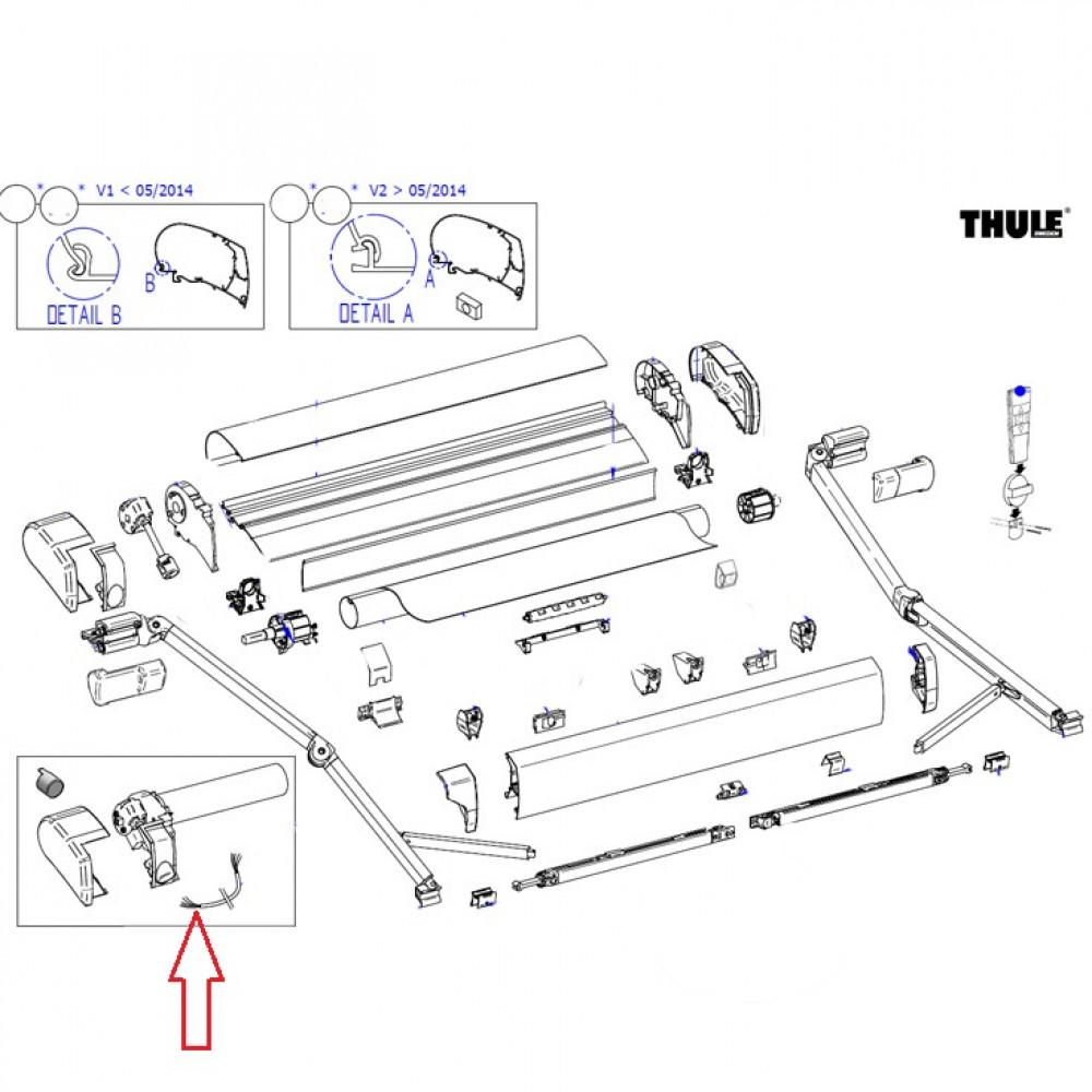 Thule 9200 Motorkabel 9200 Luifel