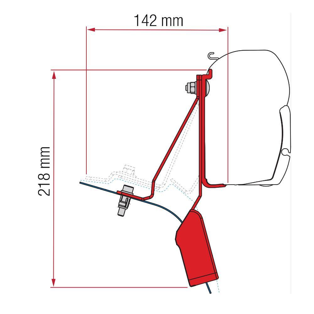 Fiamma Ford Custom Nugget Lift Roof Kit H1-L1 >2015 F45