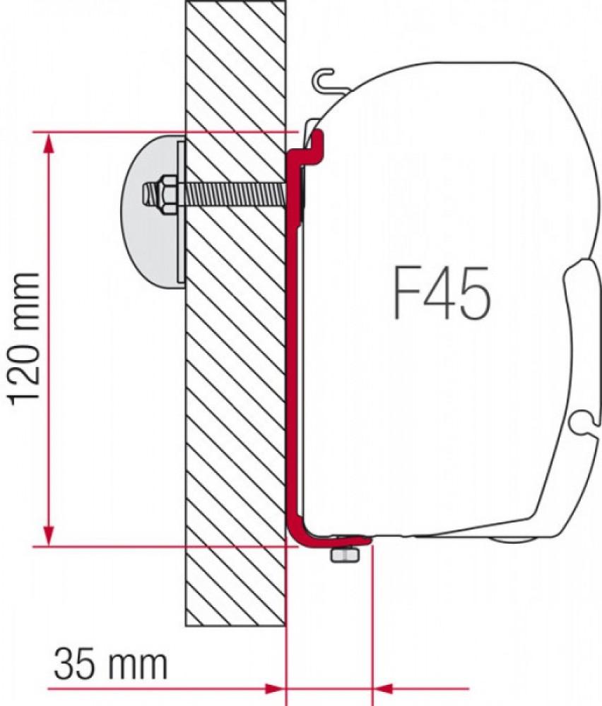 Fiamma Adapter AS 300 F45