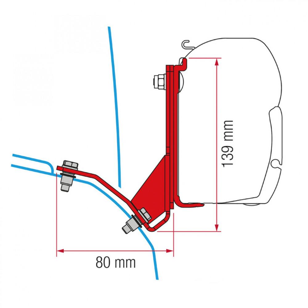 Fiamma Ducato/Pössl Lift Roof/Hymercar Kit H2-L2/L3/L4 >2006 F45