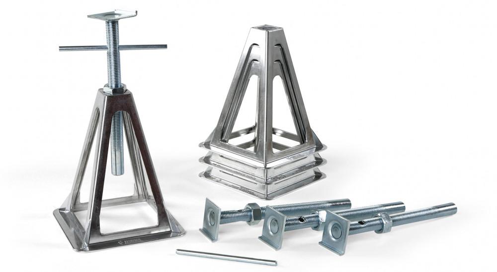 Assteunen Aluminium 4st.