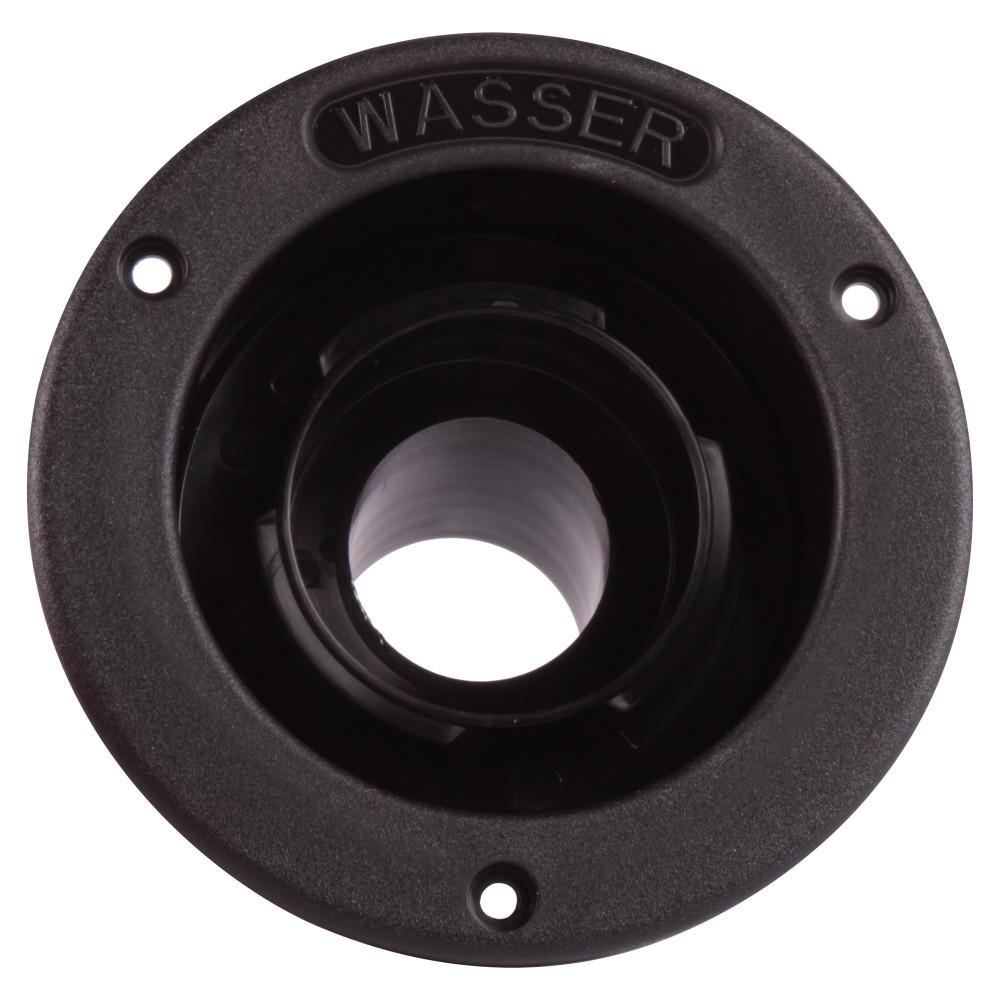 Watervulopening 40mm met Slot Zwart