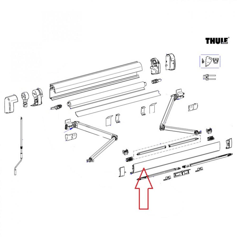 Thule Lead Rail 5200 4.00 Antraciet