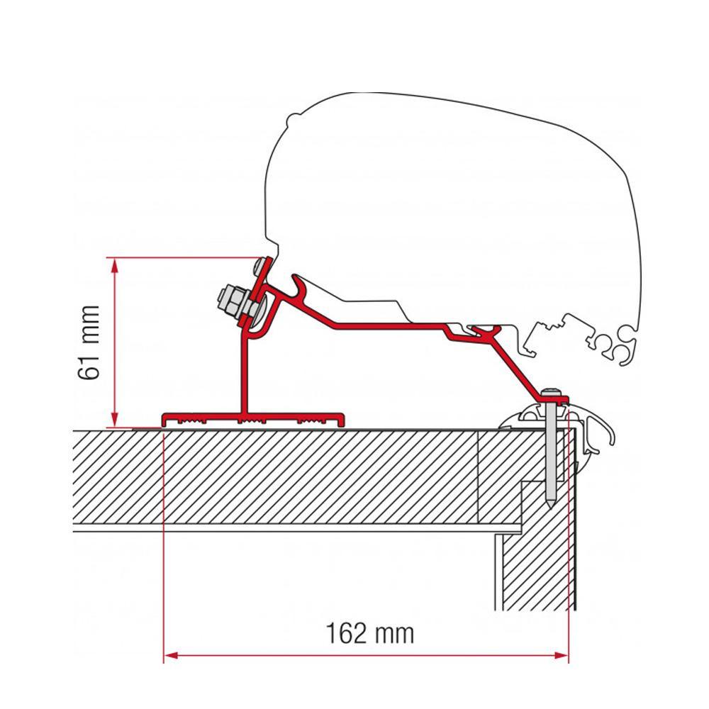 Fiamma Caravan Roof Adapter 500 F65/F80