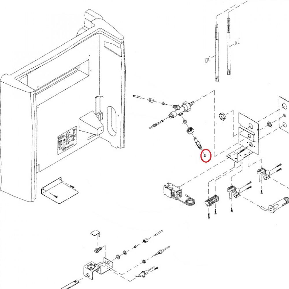 Dometic Filter Gasaansluiting RC1600/2200