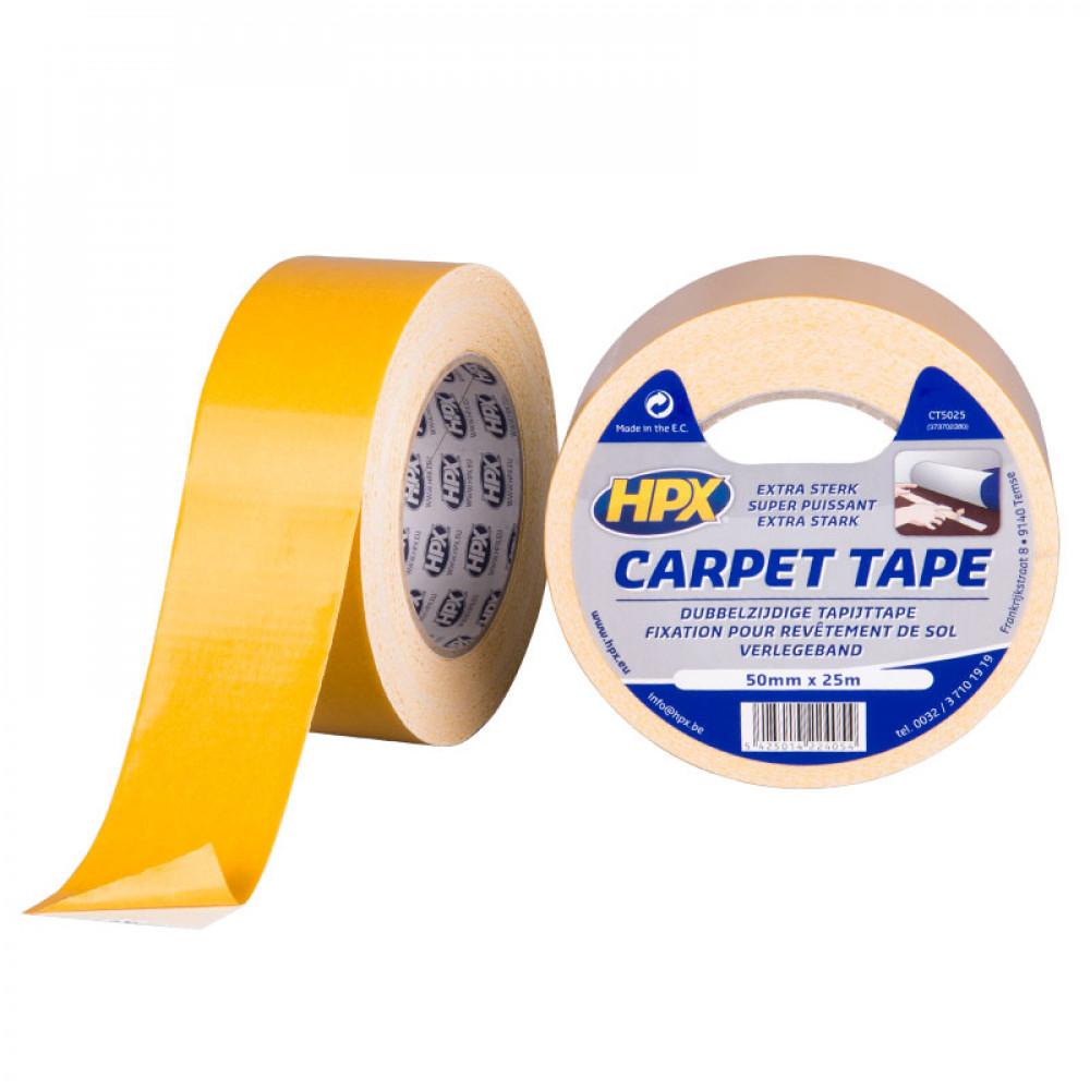 Dubbelzijdig Tapijttape - Wit 25m