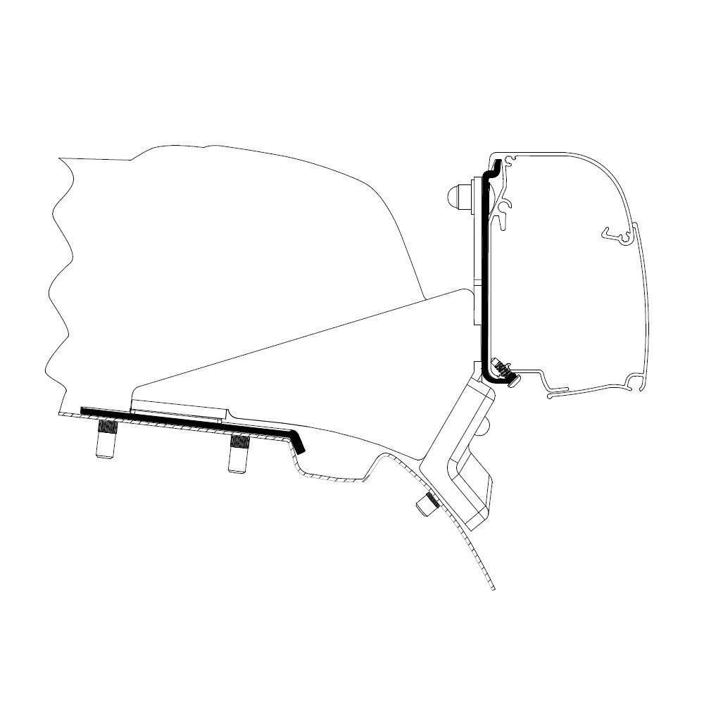 Thule Mercedes Vito/V-Class Lift Roof Adapter 4200