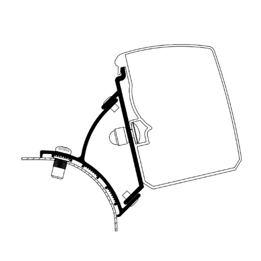 Thule VW T5/T6 Minivan Fixed Adapter 3200