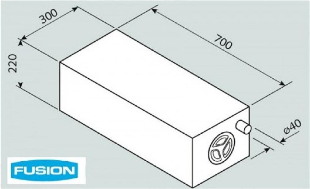 Fusion Watertank 43L V4-05 EV0905