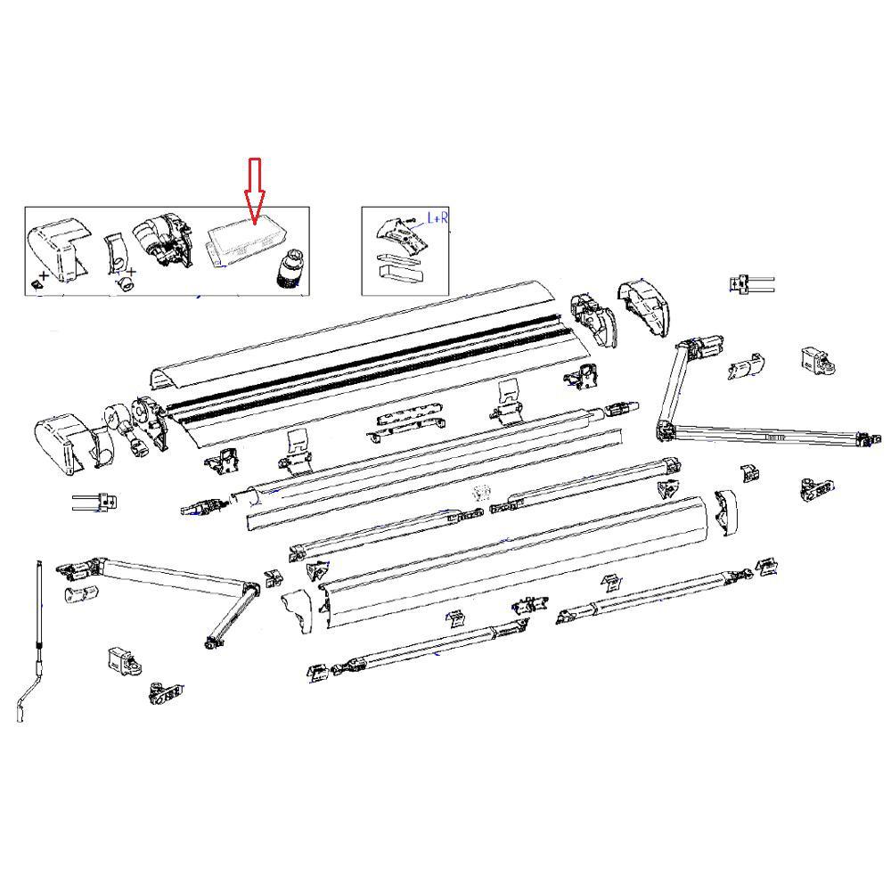 Thule 6300 Bedieningspaneel 12V