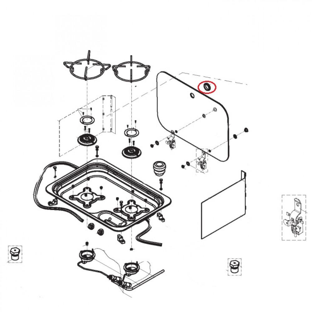 Dometic CE99-DF Beveiligingsring Glasdeksel