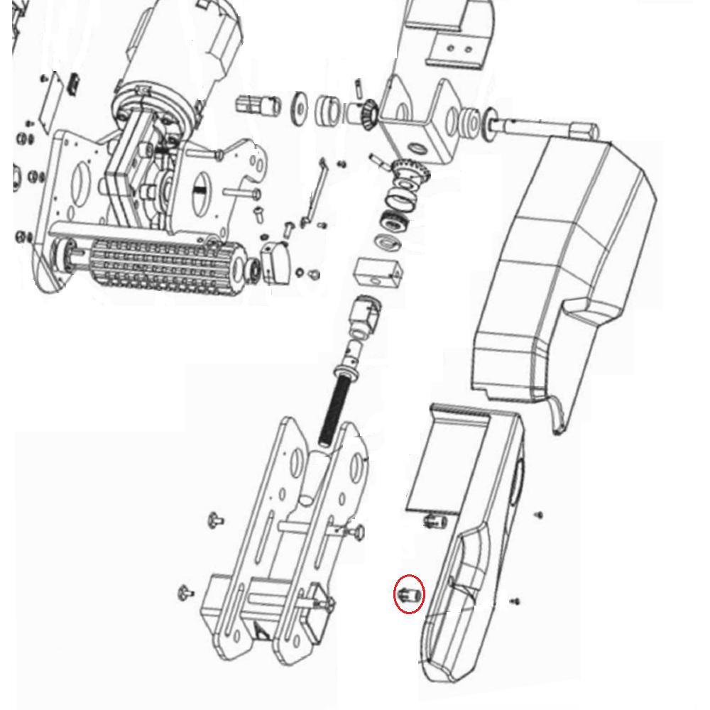 Enduro Rozet incl Schroef Designkap  EM303A