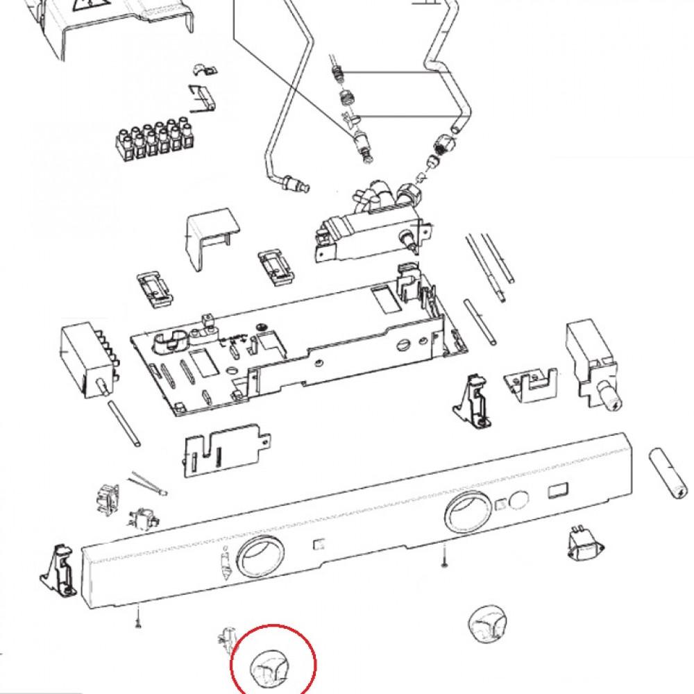 Dometic RM7390L Draaiknop Keuzeschakelaar Antra