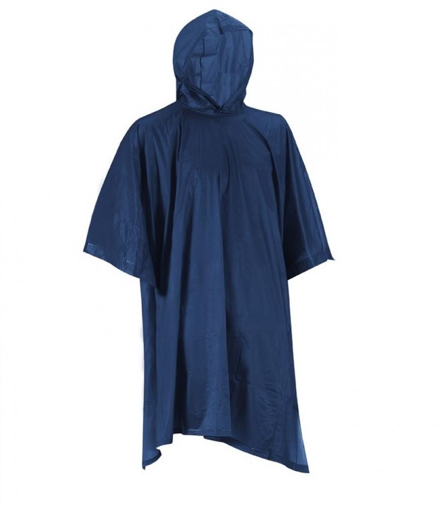 Kinder Poncho Luxe PVC Blauw