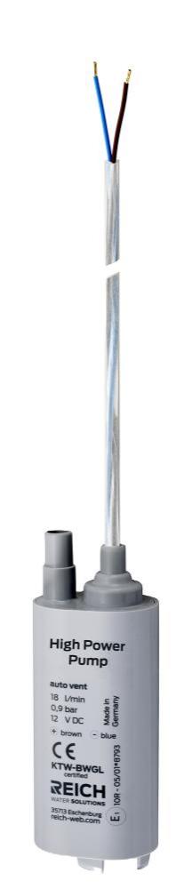 Reich Dompelpomp met Ontluchting 12V-18L