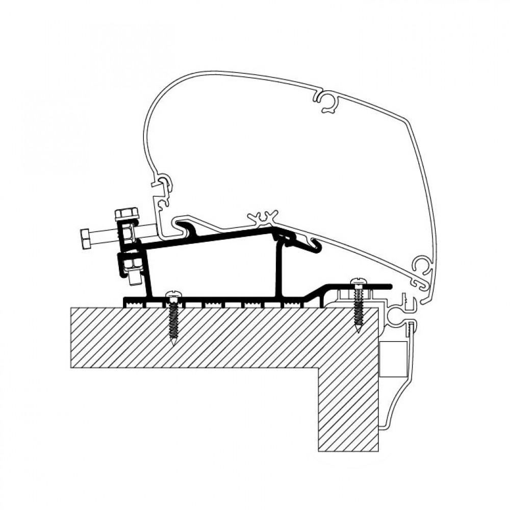 Thule Hobby Caravan Roof Adapter 2009