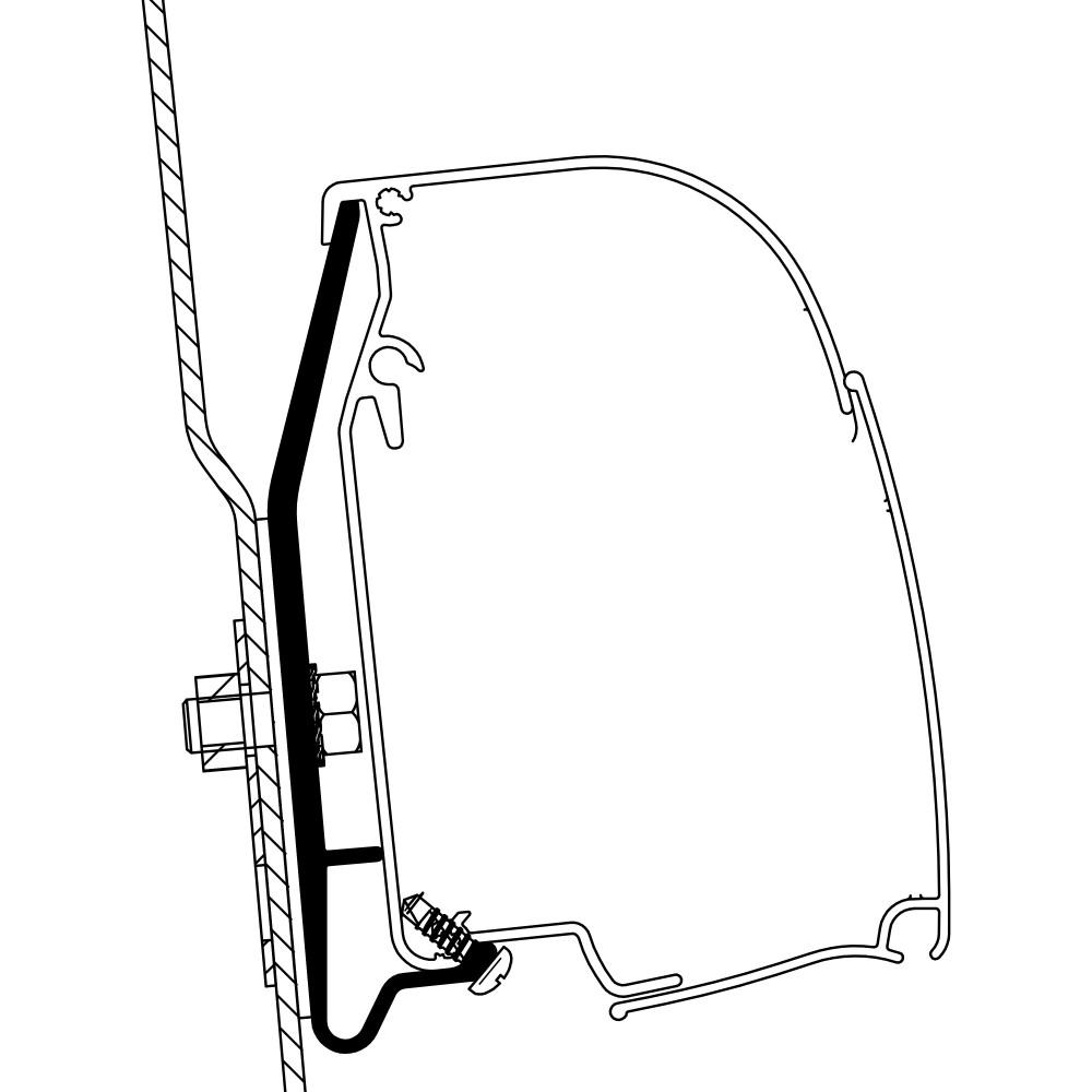 Thule Westfalia Nugget High Roof Adapter 4900