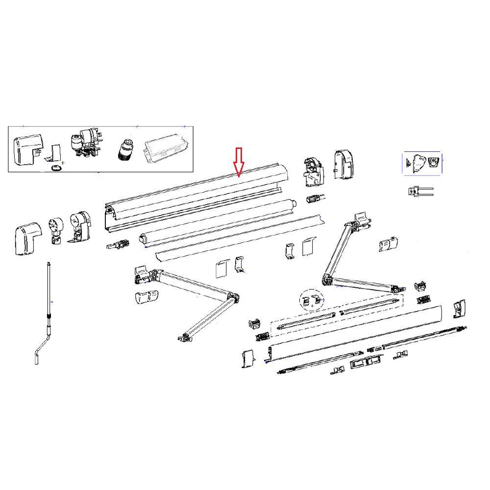 Thule Main Housing 5200 3.50 Geanodiseerd