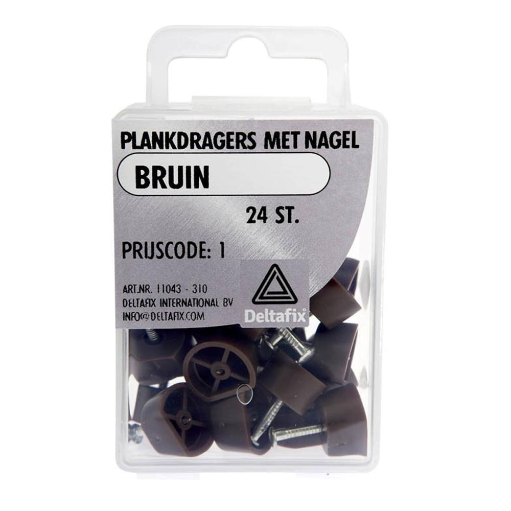 Plankdragers met Nagel Bruin 24st