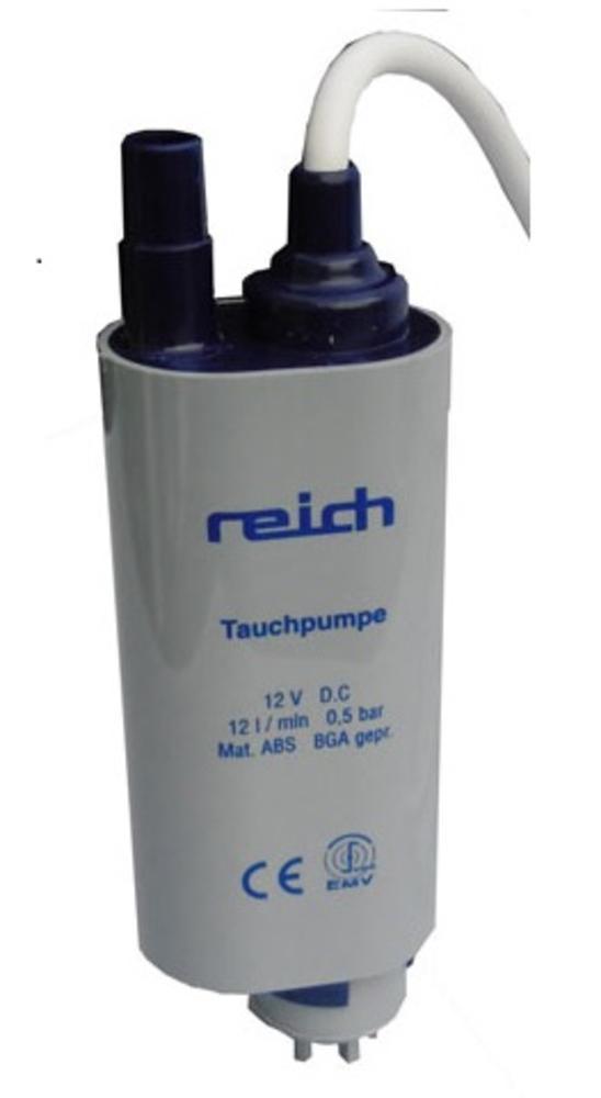 Reich Dompelpomp met Terugslagklep 12V-12L