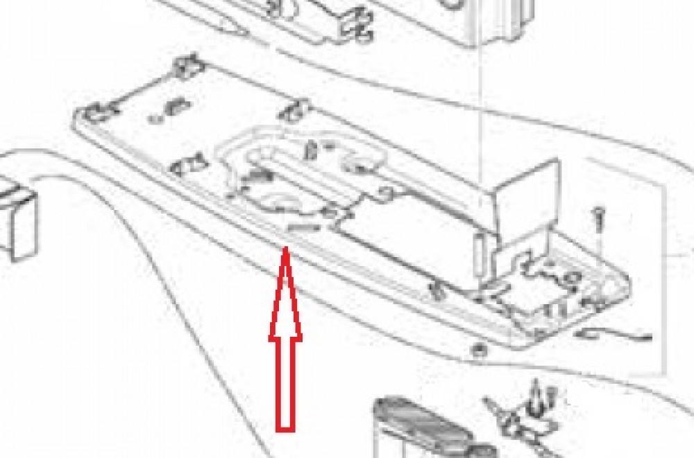 (14) Vloerbevestiging compleet