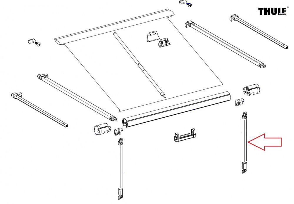 Thule Support Arm 1200 2.30