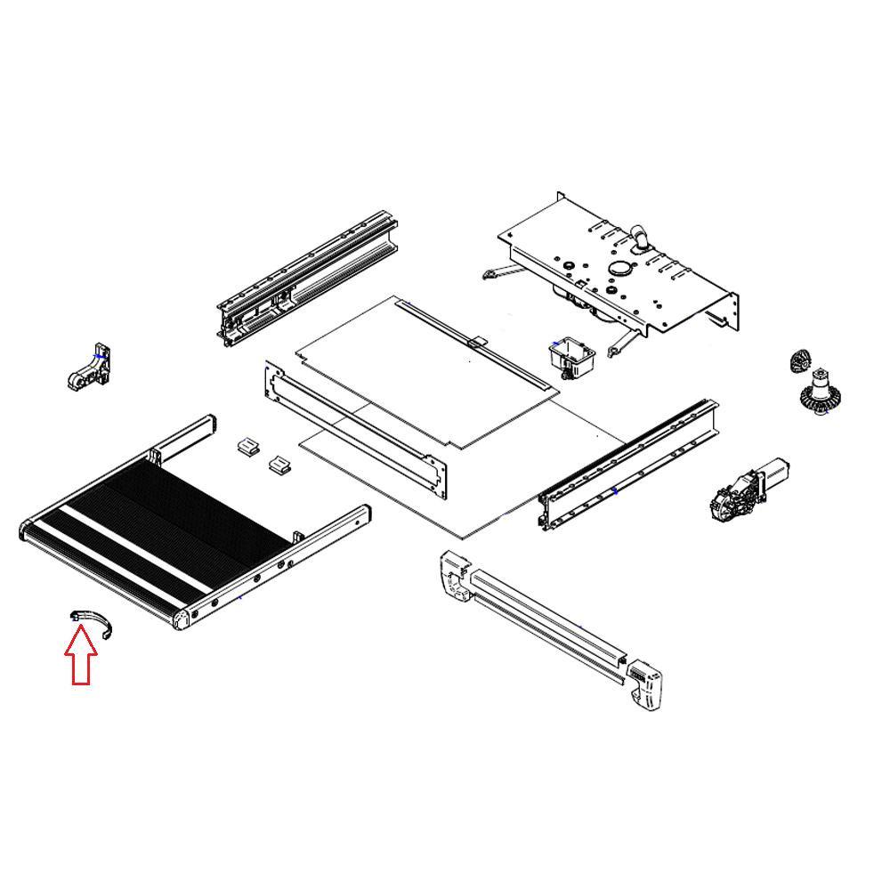 Slide Out Safety Hook Footboard SO