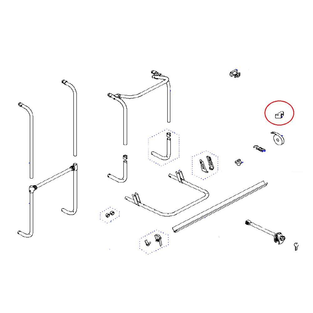 Thule G2 Onderbevestigings Voetje 2stuks